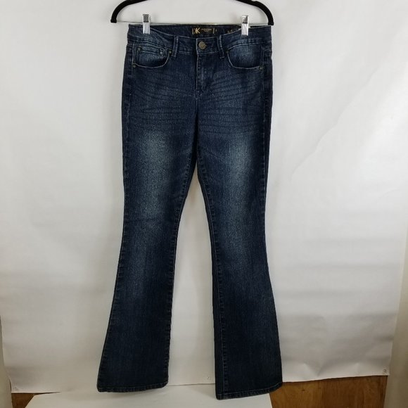 Khloe Kardashian Jeans Boot Cut Size 8 Blue - Picture 1 of 5